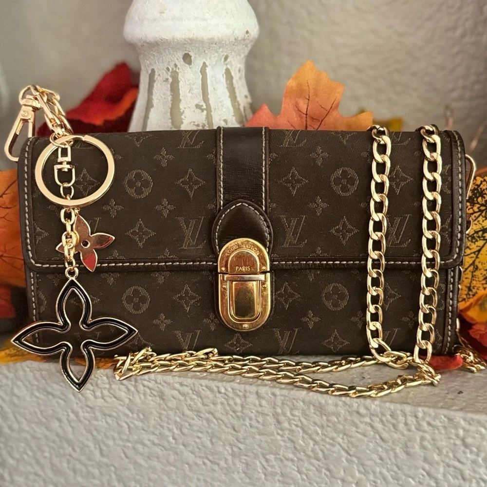 LOUIS VUITTON Monogram Idylle Portefeiulle Sarah Long Fuzan converted
